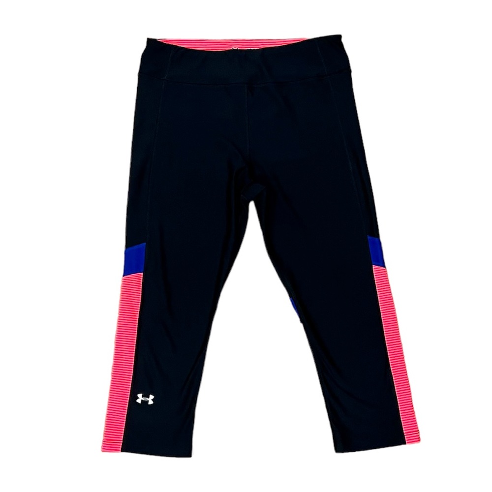Under Armour Black Capri Compression HeatGear Leggings Size M